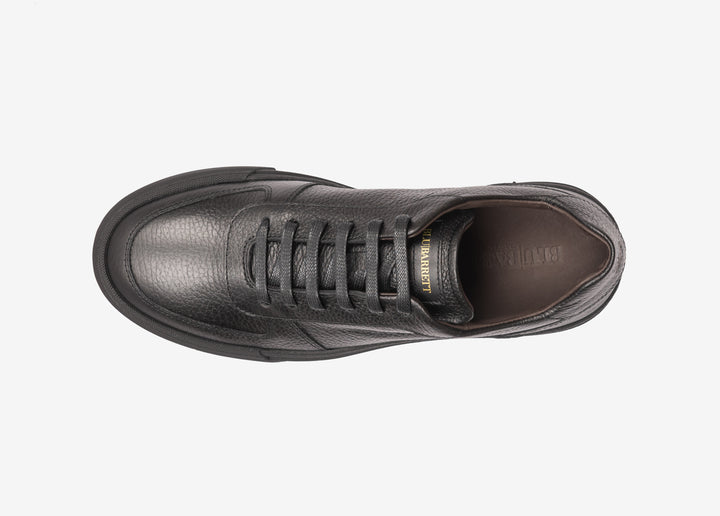 Sneaker in vitello granato nero