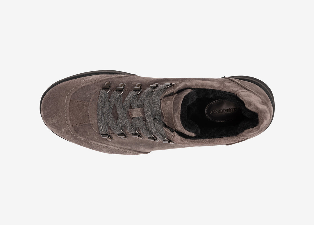 Sneaker in suede grigio