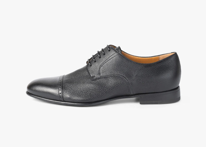 Chaussures Derby avec bout en cuir de wapiti