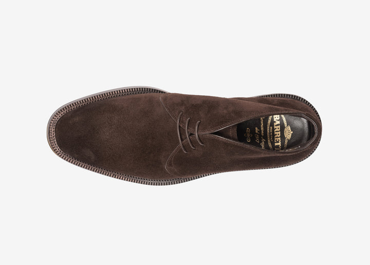Stivaletto in suede testa di moro