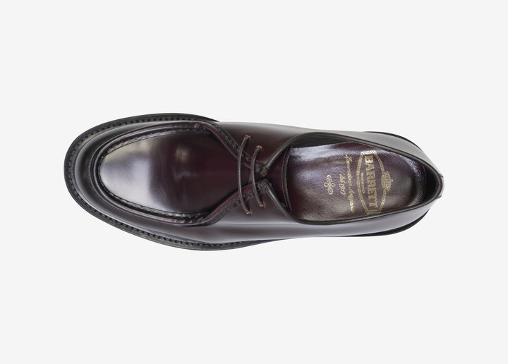 Derby in vitello spazzolato color bordeaux