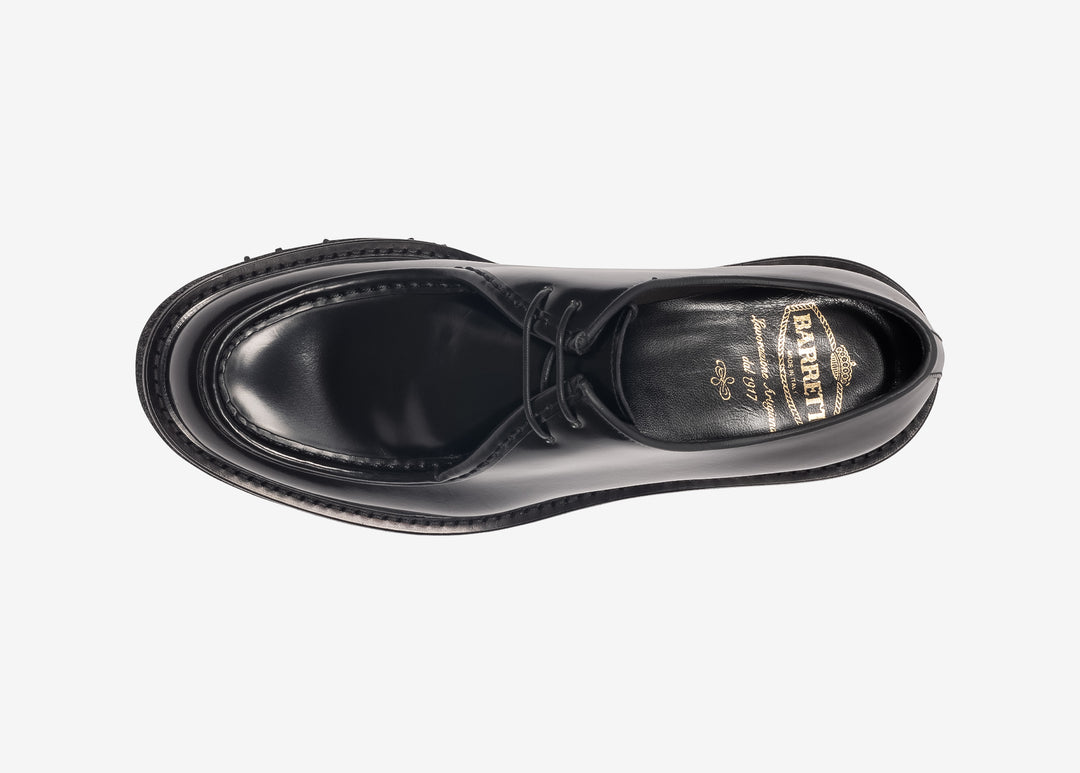 Derby in vitello spazzolato color nero