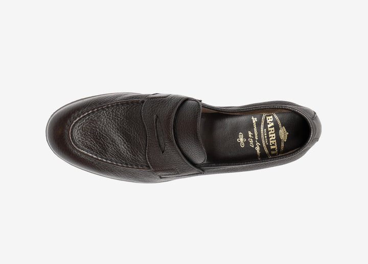 Mocassino con mascherina in cervo cioccolato