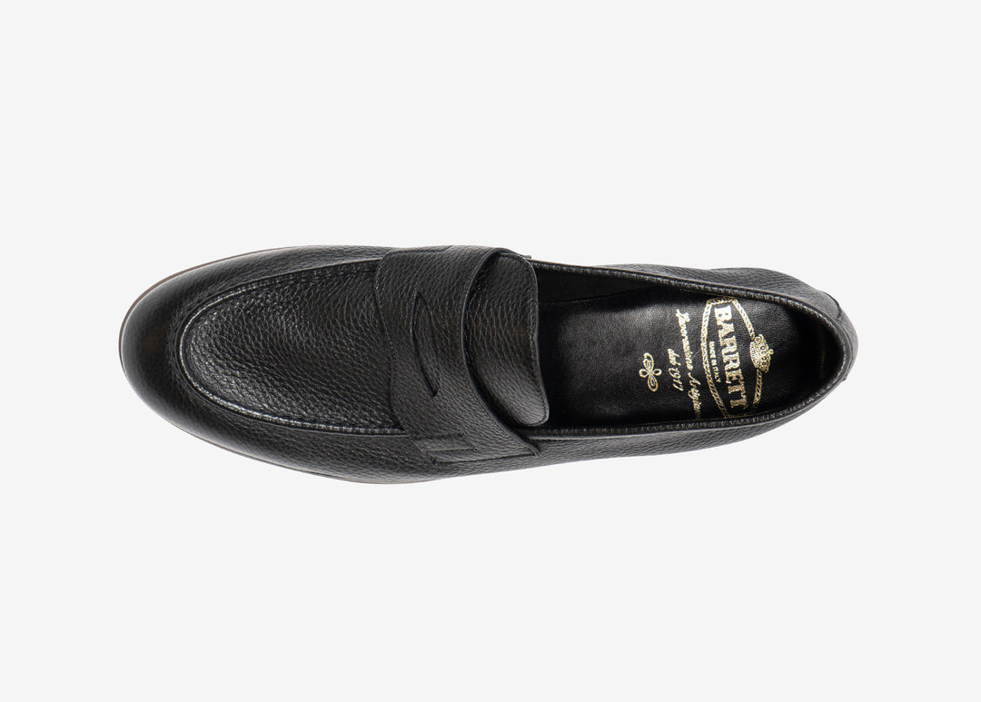 Mocassino con mascherina in cervo nero