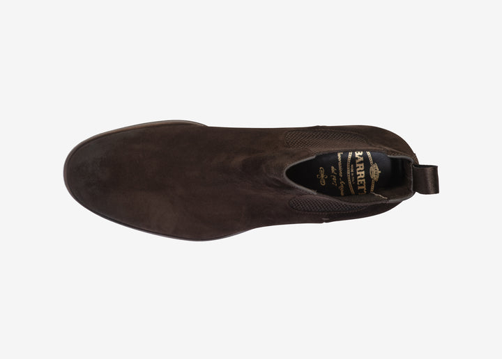 Dark brown beatles boot in suede