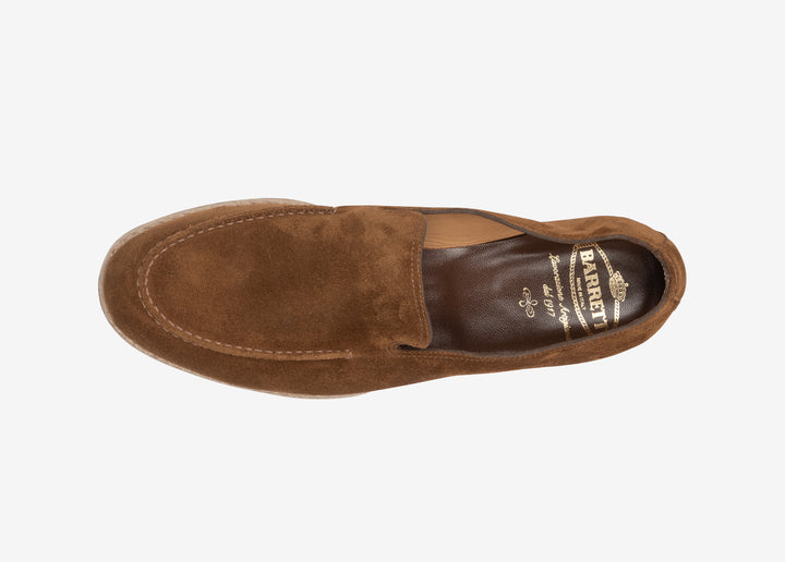Slip-on in suede marrone