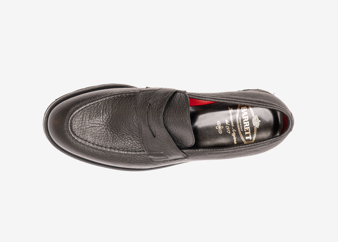 Mocassino classico con fascetta in cervo nero
