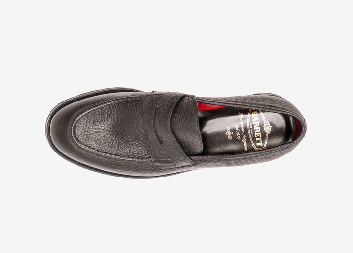 Mocassino classico con fascetta in cervo nero