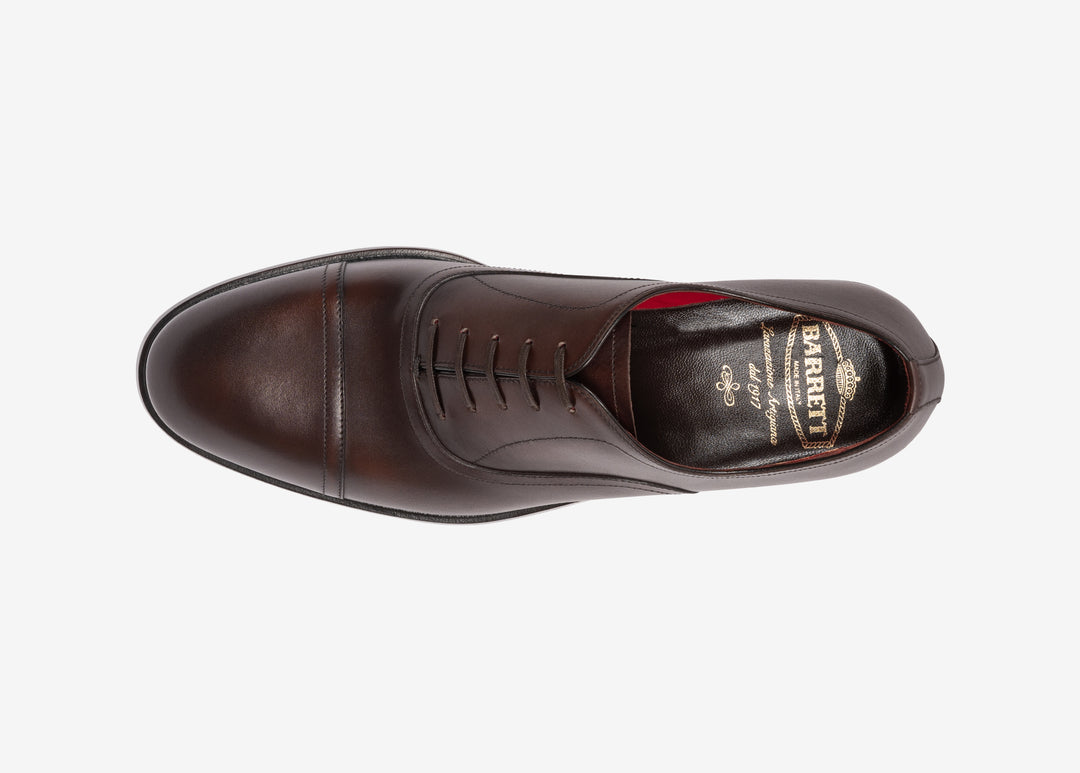 Oxford en cuir de veau marron