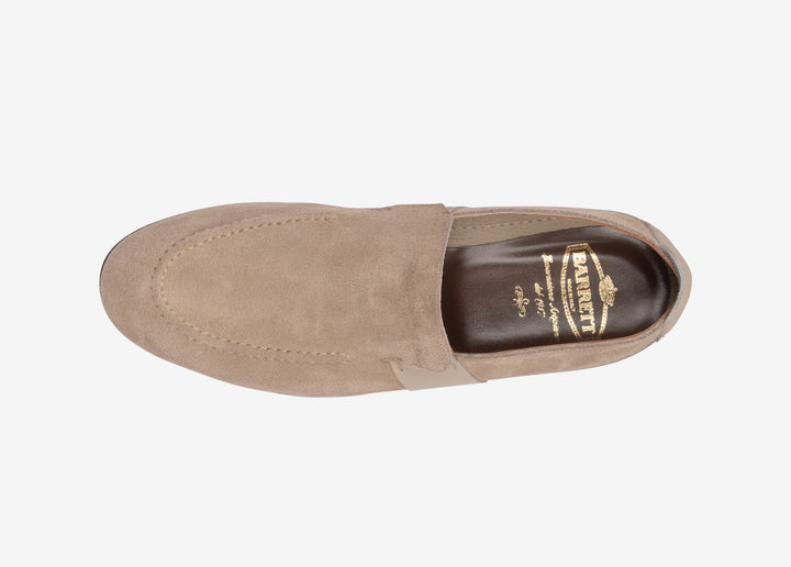 Mocassin beige en daim