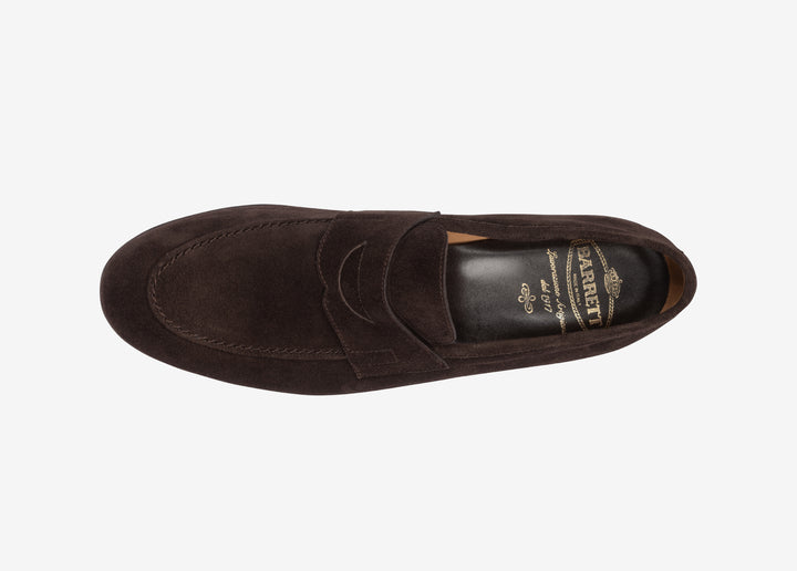 Mocassins marron souples en suede