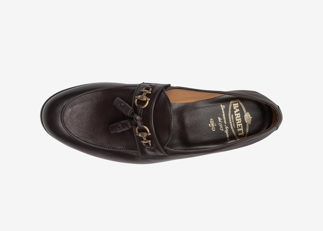 Mocassins avec mors doré et glands