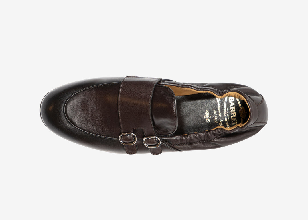 Slip-on in nappa moka