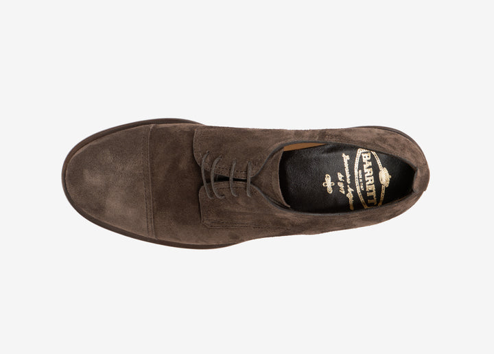 Derby en daim marron foncé