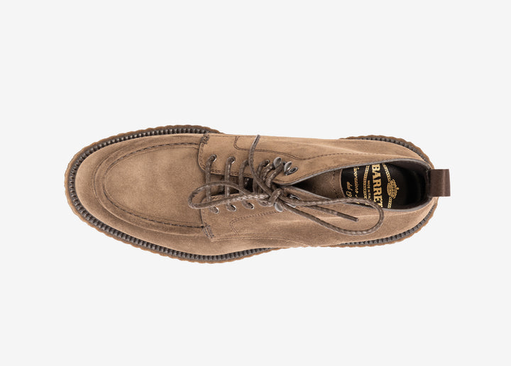 Stivaletto in suede beige