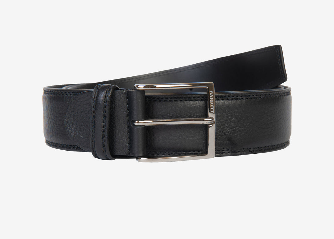 Ceinture en cuir de cerf noir