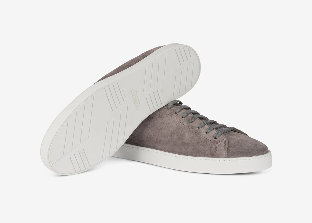Sneaker in suede grigio