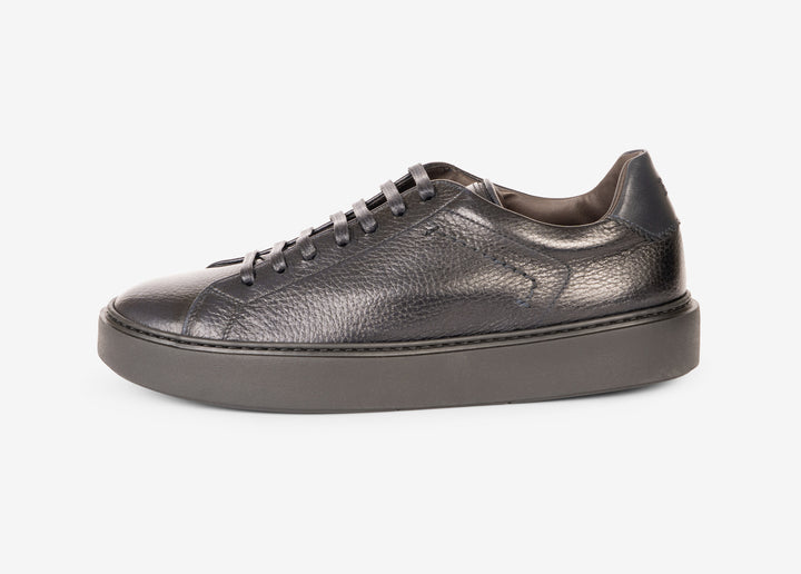 Blue deerskin sneaker 