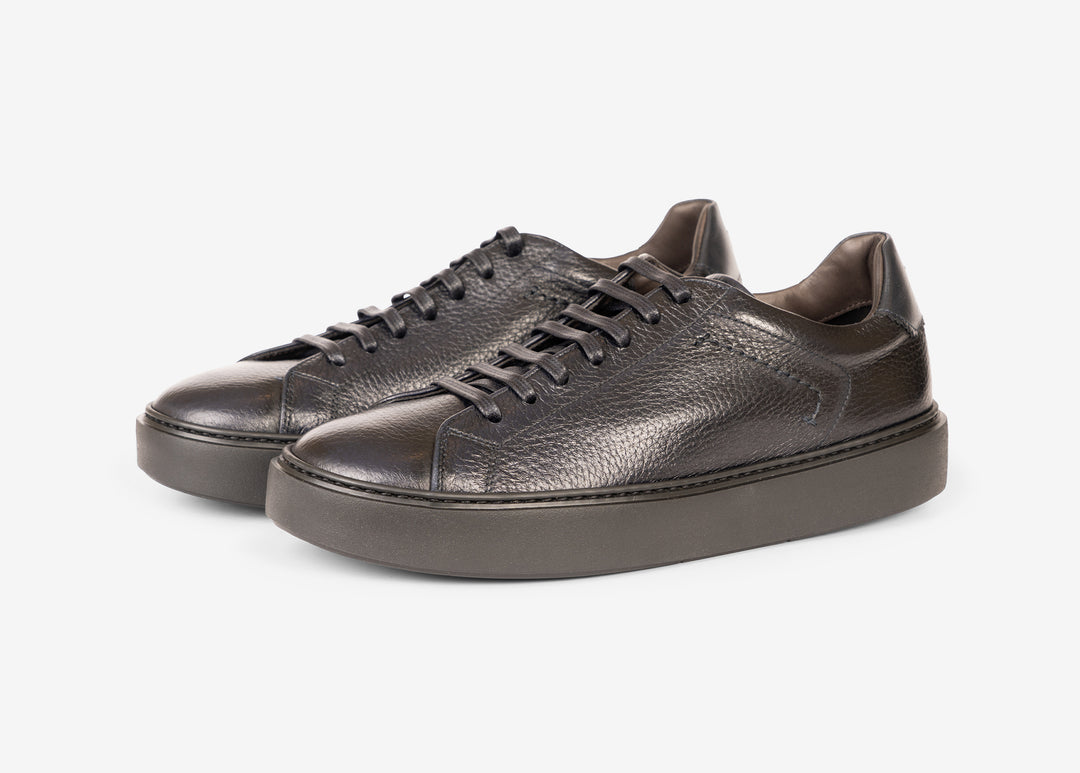 Blue deerskin sneaker 