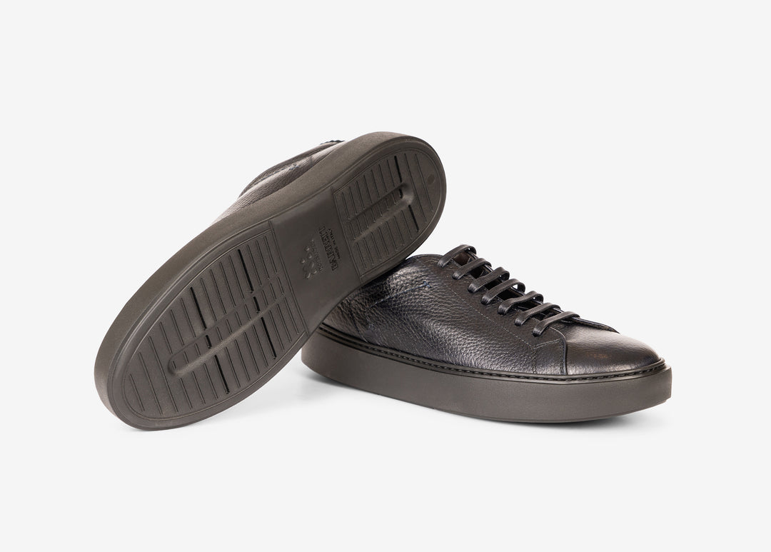 Blue deerskin sneaker 