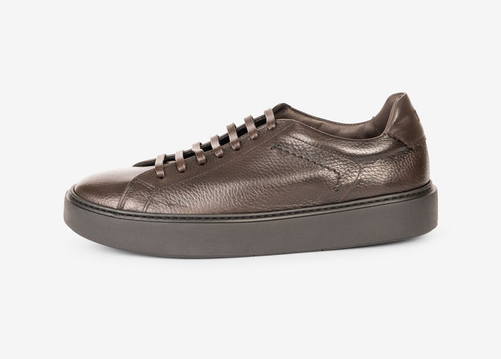 Brown deerskin sneaker 
