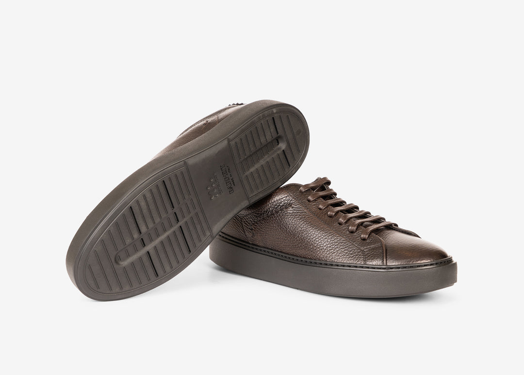 Brown deerskin sneaker 