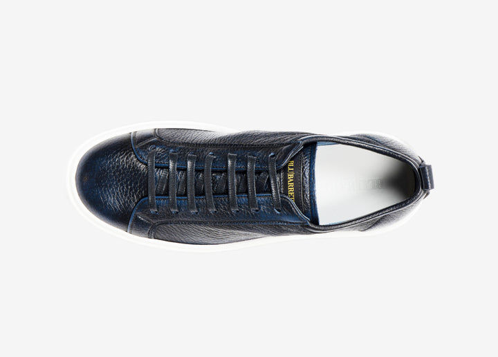 Sneaker in cervo anticato blu sky