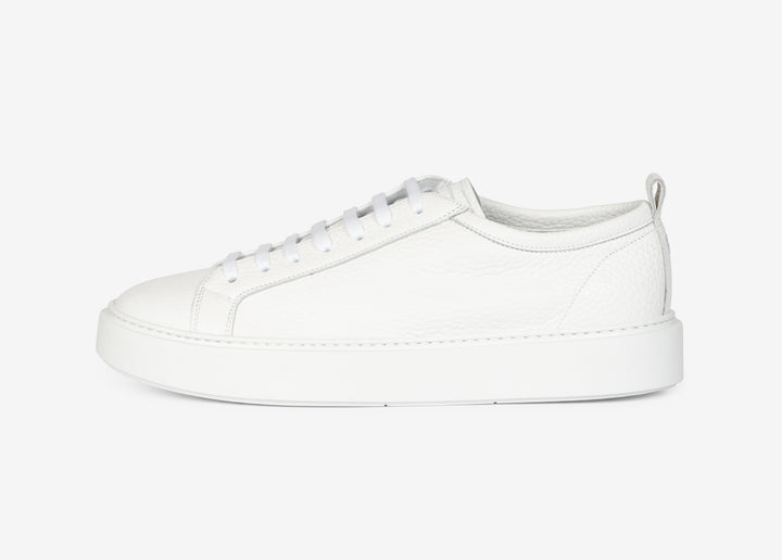 Sneaker in pelle bianca