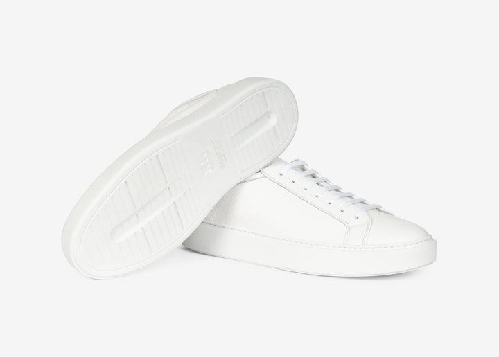 Sneaker in pelle bianca