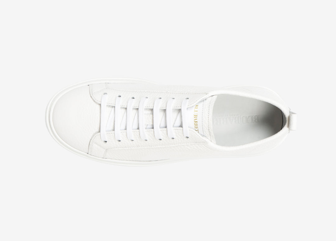 Sneaker in pelle bianca