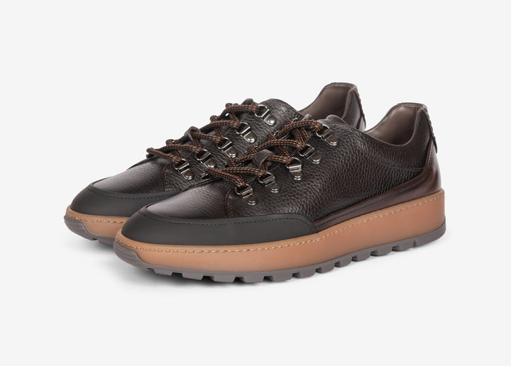 Scarponcino d'ispirazione hiking bi-materiale