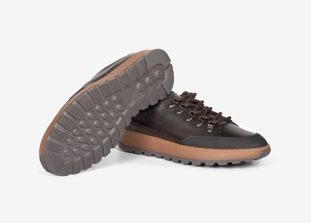 Scarponcino d'ispirazione hiking bi-materiale