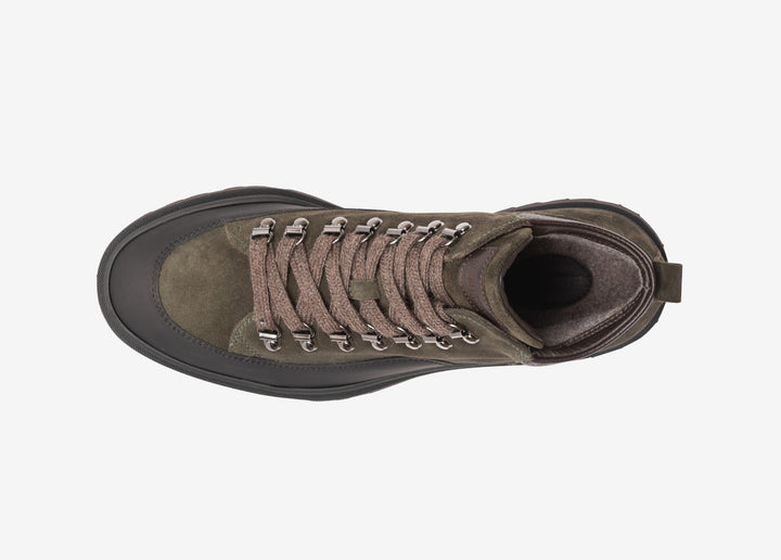 Polacchino a pedula in suede verde