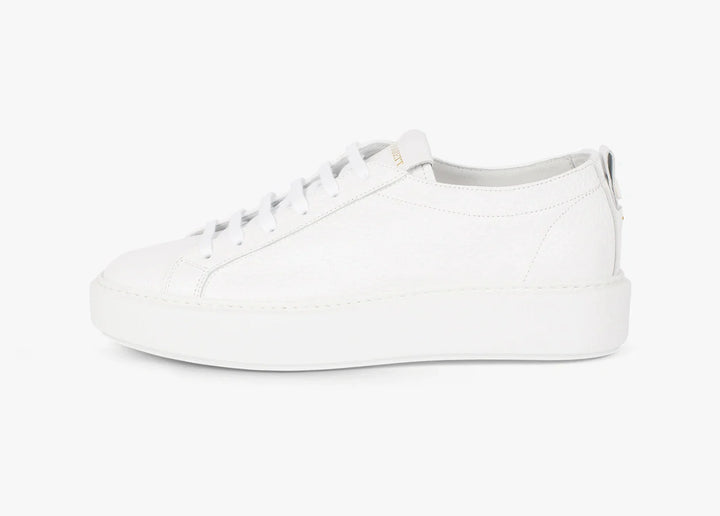 Sneaker in pelle bianca