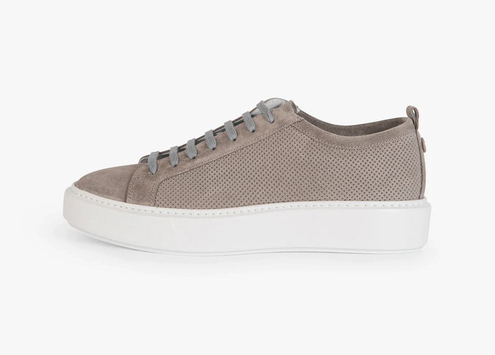 Sneaker in suede grigio