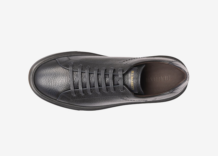 Sneaker in vitello martellato blu
