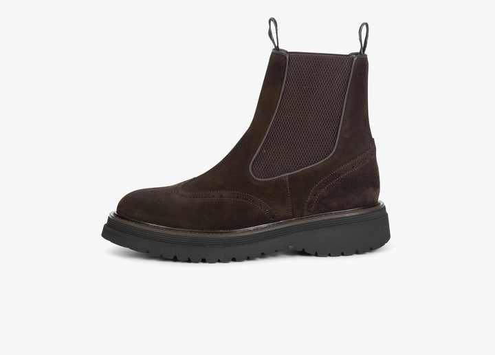 Beatles in suede marrone