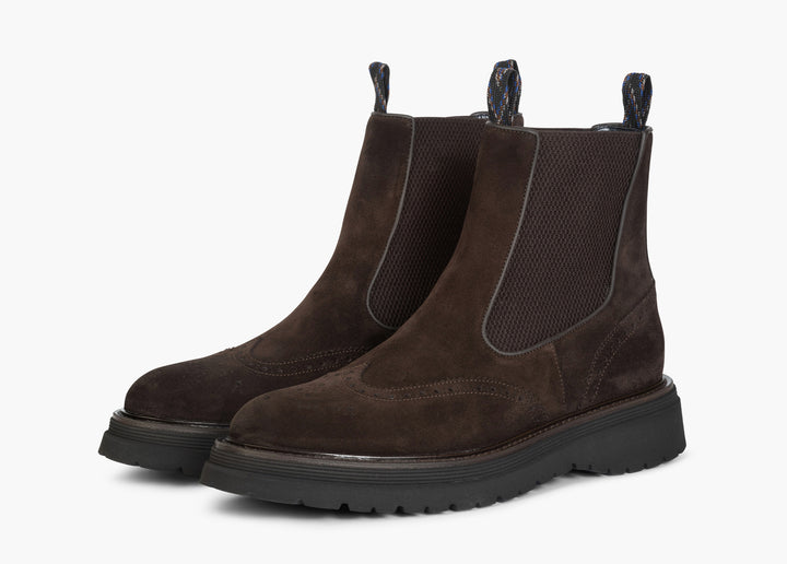 Beatles in suede marrone