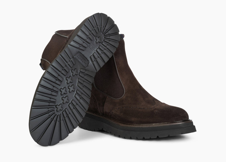 Beatles in suede marrone