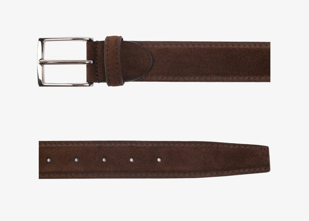 Ceinture en suede marron