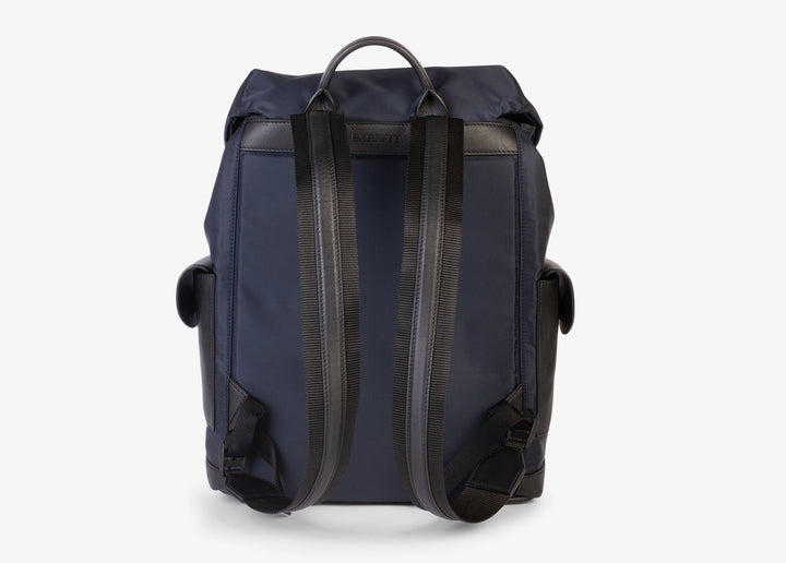 Sac à dos en cuir bleu