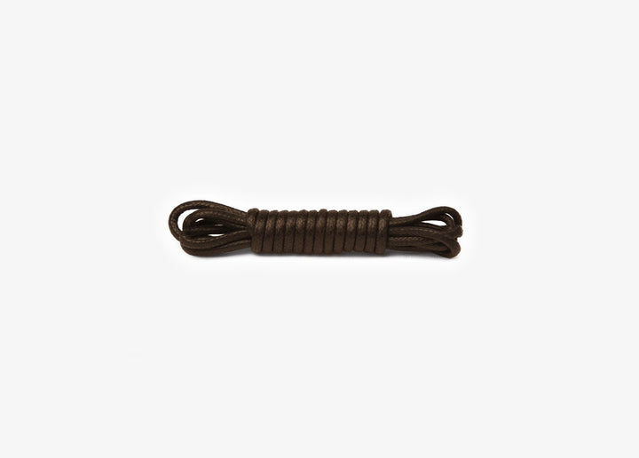 Lacets cirés marron foncé
